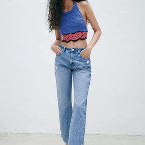 Zara Z1975 Slim Cropped Jeans